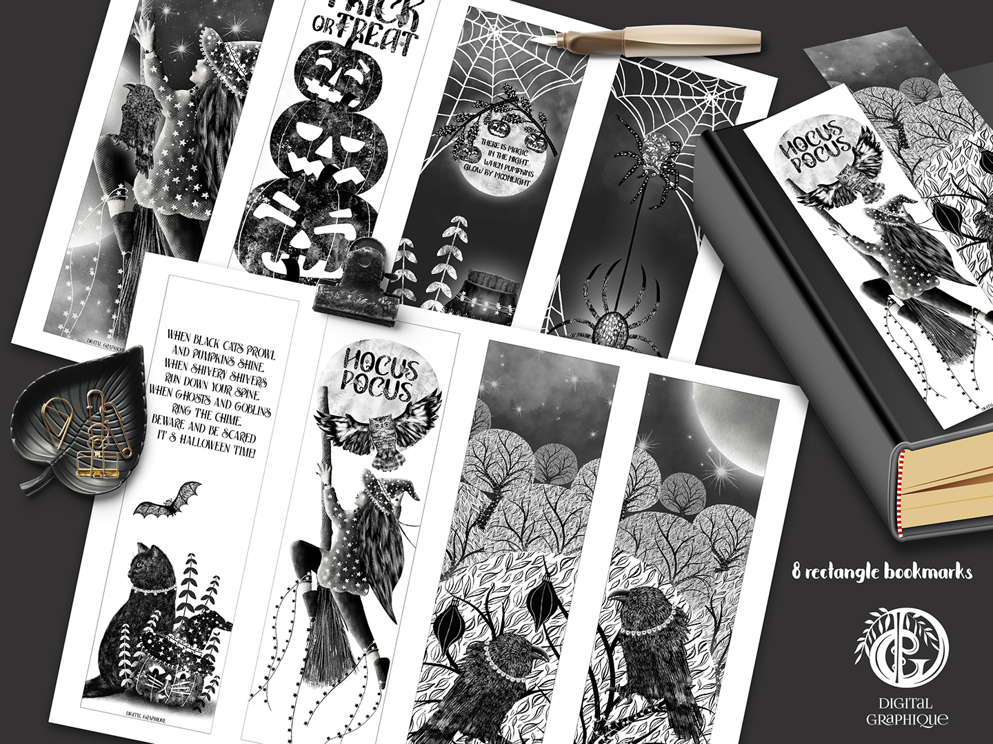 Halloween Printables Pack - Night Song - Digital Graphique